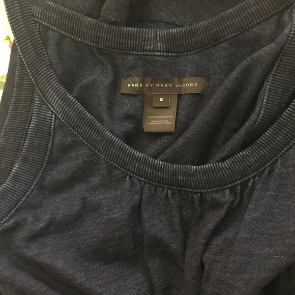 Dark Denim Blue Midi Dress from Marc by Marc Jacobs Size S - Picture 12 of 12